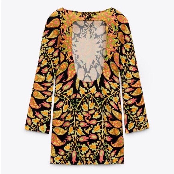 ✨ NEW Zara Printed Mini Dress - Picture 3 of 4
